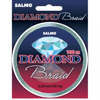 Леска плетёная Salmo Diamond Braid 100 м Леска плетёная Salmo Diamond Braid 100 м