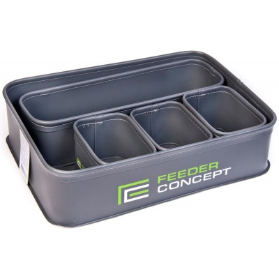 Набор емкостей для прикормки и насадки Feeder Concept EVA 5 BIG BOX SET Набор емкостей для прикормки и насадки Feeder Concept EVA 5 BIG BOX SET