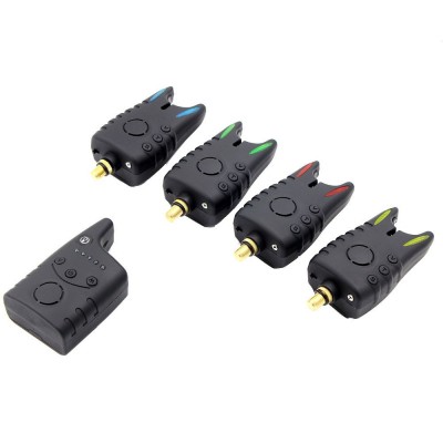 Набор сигнализатор клёва JY-57 4 шт. + пейджер Набор сигнализатор клёва JY-57 4 шт. + пейджер