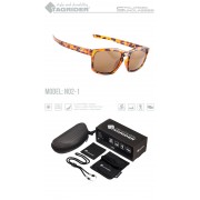 Очки поляризационные Tagrider N02-1 BROWN в чехле