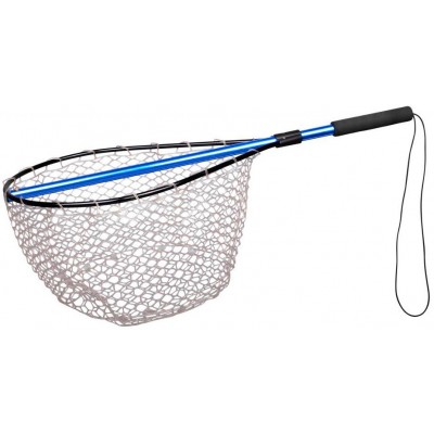 Подсачек складной SPRO Rubber mesh Landing net BLUE 132 см Подсачек складной SPRO Rubber mesh Landing net BLUE 132 см