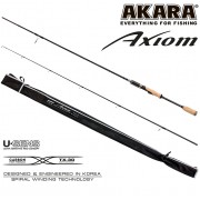 Спиннинг Akara Axiom M, углеволокно, штекерный, 2.1 м, тест: 6-28 г, 128 г