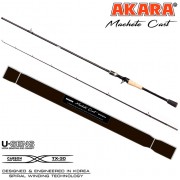 Спиннинг Akara Machete Cast MH 240, углеволокно, штеккерный, 2.4 м, тест: 17-45 гр. 142 г