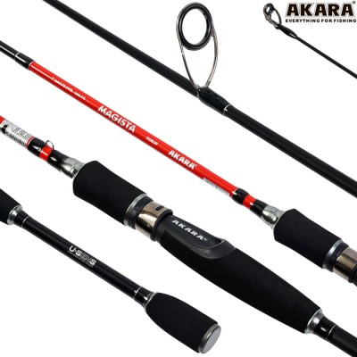 Спиннинг Akara Magista 762MLMF, углеволокно, штекерный, 2.28 м, тест: 2,8-7 г, 124 г Спиннинг Akara Magista 762MLMF, углеволокно, штекерный, 2.28 м, тест: 2,8-7 г, 124 г