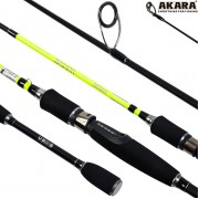 Спиннинг Akara Magista 762MMF, углеволокно, штекерный, 2.28 м, тест: 3,5-14 г, 126 г