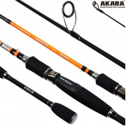 Спиннинг Akara Magista 762MMF2, углеволокно, штекерный, 2.28 м, тест: 5,5-28 г, 128 г