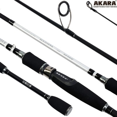 Спиннинг Akara Magista 822HMF, углеволокно, штекерный, 2.48 м, тест: 14-56 г, 140 г Спиннинг Akara Magista 822HMF, углеволокно, штекерный, 2.48 м, тест: 14-56 г, 140 г