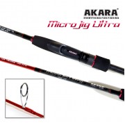 Спиннинг Akara SL1004 Micro Jig Ultra 702UL-S TX-30, углеволокно, штекерный, 2,1 м, тест: 0,5-6 г, 105 г