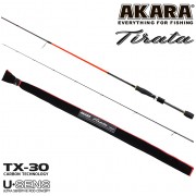 Спиннинг Akara Teuri SL1002 Tirata 802MLMF TX-30, углеволокно, штекерный, 2,44 м, тест: 3,5-10,5 г, 105 г