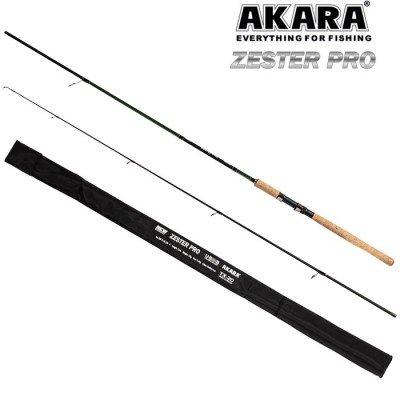 Спиннинг Akara Zester Pro H 240, углеволокно, штекерный, 2.4 м, тест: 15-40 г, 166 г Спиннинг Akara Zester Pro H 240, углеволокно, штекерный, 2.4 м, тест: 15-40 г, 166 г