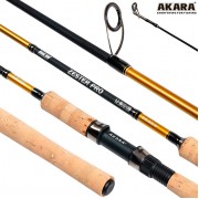 Спиннинг Akara Zester Pro TX-20. углеволокно. 2.1 м. тест: 3-18 г. 140 г