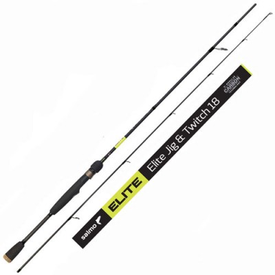Спиннинг Salmo Elite JIG & TWITCH 18, углеволокно, 1.98 м, тест 4-18 г, 107 г Спиннинг Salmo Elite JIG & TWITCH 18, углеволокно, 1.98 м, тест 4-18 г, 107 г