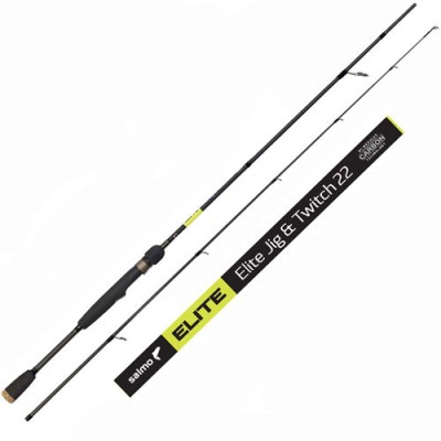 Спиннинг Salmo Elite JIG & TWITCH 25, углеволокно, 2.23 м, тест 6-25 г, 129 г Спиннинг Salmo Elite JIG & TWITCH 25, углеволокно, 2.23 м, тест 6-25 г, 129 г
