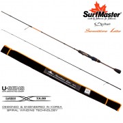 Спиннинг Surf Master Chokai Series Sensitive Light UL, углепластик, штекерный, 1,8 м, тест: 0,8-7 г, 75 г