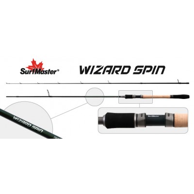Спиннинг SURF MASTER Wizard Spin-SP1120-223. углеволокно. штеккерный. 2.23 м. тест: 2.8-10.5 г . 130 г Спиннинг SURF MASTER Wizard Spin-SP1120-223. углеволокно. штеккерный. 2.23 м. тест: 2.8-10.5 г . 130 г