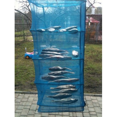 Сушилка для рыбы и грибов 45х45х120 см Сушилка для рыбы и грибов 45х45х120 см
