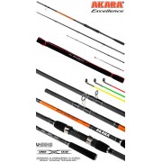 Удилище фидерное Akara Excellence Feeder TX-30, углеволокно, 3.3 м, тест: 90-120-150 г, 240 г