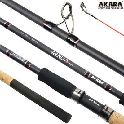 Удилище фидерное Akara Renda Feeder TX-20, углеволокно, 3.9 м, тест: 40-80-120 г, 370 г Удилище фидерное Akara Renda Feeder TX-20, углеволокно, 3.9 м, тест: 40-80-120 г, 370 г