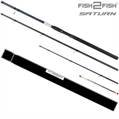 Удилище фидерное Fish2Fish Saturn 330, стекловолокно, 3.3 м, тест: 90-120-150 г, 455 г Удилище фидерное Fish2Fish Saturn 330, стекловолокно, 3.3 м, тест: 90-120-150 г, 455 г