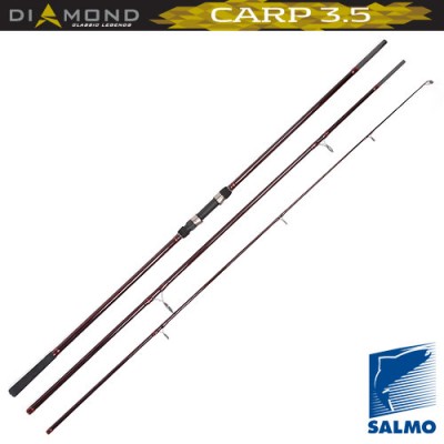 Удилище карповое SALMO Diamond Carp 390, углеволокно, 3,90 м, тест: 3,5 Lbs , 435 г Удилище карповое SALMO Diamond Carp 390, углеволокно, 3,90 м, тест: 3,5 Lbs , 435 г