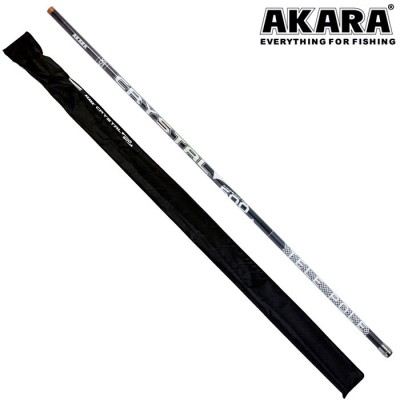 Удочка маховая Akara Crystal Pole 6 м, углеволокно, тест: 10-30 г, 350 г Удочка маховая Akara Crystal Pole 6 м, углеволокно, тест: 10-30 г, 350 г