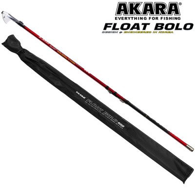 Удочка с кольцами Akara Float Bolo 4 м, углеволокно, тест: 15-35 г, 153 г Удочка с кольцами Akara Float Bolo 4 м, углеволокно, тест: 15-35 г, 153 г