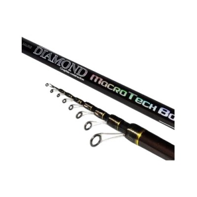 Удочка SALMO DIAMOND MACROTECH BOLOGNESE 6.0м, углеволокно, тест 3-15, 395 гр Удочка SALMO DIAMOND MACROTECH BOLOGNESE 6.0м, углеволокно, тест 3-15, 395 гр