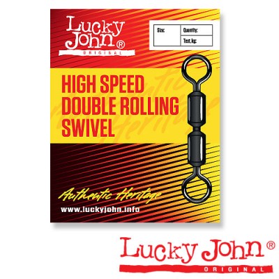 Вертлюги Lucky John High Speed Double Rolling Swivel Вертлюги Lucky John High Speed Double Rolling Swivel