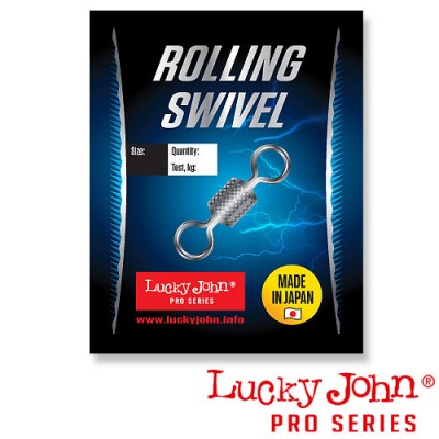 Вертлюги Lucky John Pro Series Rolling Swivel Вертлюги Lucky John Pro Series Rolling Swivel