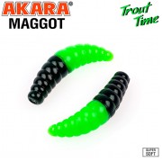 Силиконовая приманка Akara Trout Time MAGGOT 1.6" Cheese