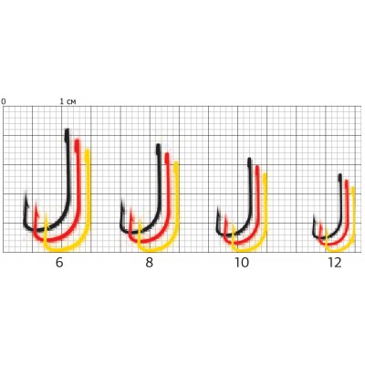 Крючки Cobra Allround CA121MIX Крючки Cobra Allround CA121MIX