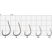 Крючки с поводками Cobra Feeder CNF100