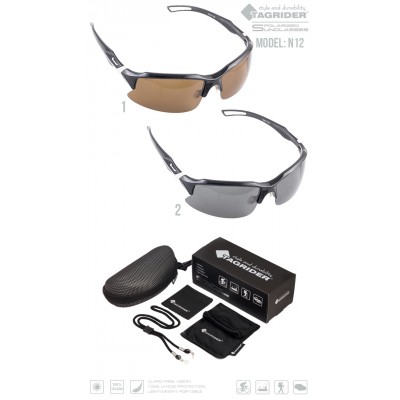 Очки поляризационные Tagrider N12-2 GRAY в чехле Очки поляризационные Tagrider N12-2 GRAY в чехле