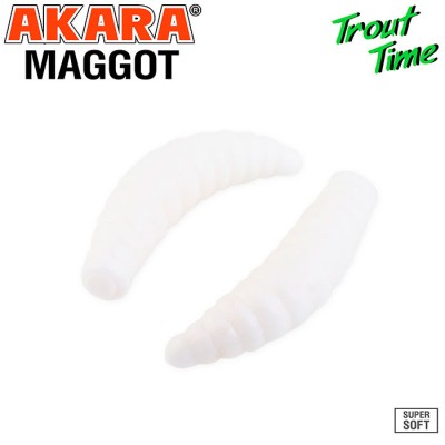 Силиконовая приманка Akara Trout Time MAGGOT 1.6" Shrimp Силиконовая приманка Akara Trout Time MAGGOT 1.6" Shrimp