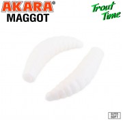Силиконовая приманка Akara Trout Time MAGGOT 1.6" Tu-Frutti