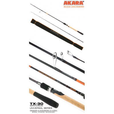 Спиннинг Akara Black Hunter 802 MH, углеволокно, штекерный, 2.44 м, тест: 12-37 г, 171 г Спиннинг Akara Black Hunter 802 MH, углеволокно, штекерный, 2.44 м, тест: 12-37 г, 171 г