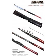 Спиннинг Akara Disсover, углеволокно, телескопический, 2,5 м, тест: 3-15 г, 95 г