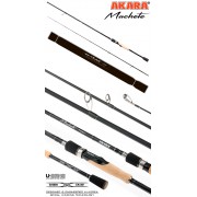 Спиннинг Akara Machete 802 H, углеволокно, штекерный, 2.4 м, тест: 21-62 г, 152 г