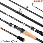 Спиннинг Akara Machete Cast M 210, углеволокно, штеккерный, 2.1 м, тест: 8-32 гр. 120 г