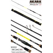 Спиннинг Akara Magista GT 702ML, углеволокно, штекерный, 2.1 м, тест: 4,5-19 г, 120 г