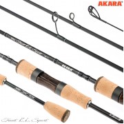 Спиннинг Akara Trout EL Sport UL, углеволокно, штекерный, 1,98 м, тест: 0,5-4,5 г, 77 г