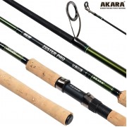 Спиннинг Akara Zester Pro H 240, углеволокно, штекерный, 2.4 м, тест: 15-40 г, 166 г