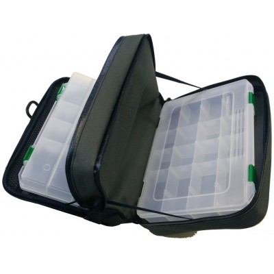 Сумка для рыбаловных снастей плечевая с двумя коробками ХСН Сумка для рыбаловных снастей плечевая с двумя коробками ХСН