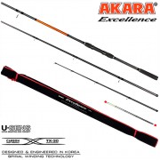 Удилище фидерное Akara Excellence Feeder TX-30, углеволокно, 3.3 м, тест: 90-120-150 г, 240 г