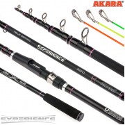 Удилище фидерное Akara Experience Tele 360, углеволокно, 3.6 м, тест: 60-90-120 г, 226 г