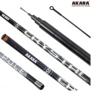 Удочка маховая Akara Crystal Pole 4 м, углеволокно, тест: 10-30 г, 200 г