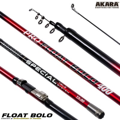 Удочка с кольцами Akara Float Bolo 5 м, углеволокно, тест: 15-35 г, 220 г Удочка с кольцами Akara Float Bolo 5 м, углеволокно, тест: 15-35 г, 220 г