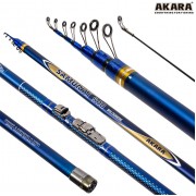 Удочка с кольцами Akara Samurai 6 м, углеволокно, тест: 10-30 г, 340 г