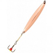 Блесна вертикальная зимняя Lucky John NAIL BLADE с цепочкой и тройником, 5 гр