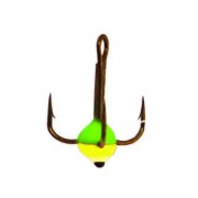 Крючки-тройники для приманок Lucky John с каплей цветной LJ99100-**